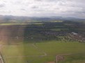 Flying above Edinburgh