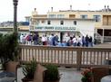 In line for the ferry