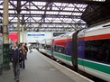 Train at station in Edinburgh