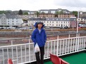 Tessa on the ferry
