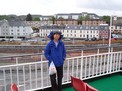 Tessa on the ferry